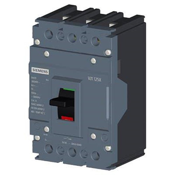 SIEMENS MOULDED CASE CIRCUIT BREAKER 3VT1704-2DC36-0AA0 , 40A , 3P, 25KA