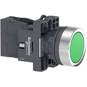 Schneider Electric Push Button Switch -XA2EVM3LC-Medium XA2 Pilot Light 220V AC, Green