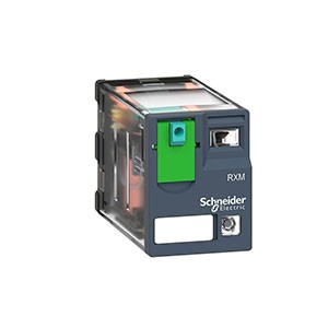 Schneider Electric MINIATURE RELAY-RXM3AB2BD— MINIATURE RELAY 3 CO/+ LED 24VDC (11 pin)