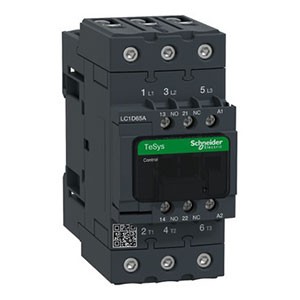 Schneider Electric Magnetic Contactor-LC1D65AM7- 65A (AC3), 3P, lth 80A (AC1) Magnetic Contactor, coil:220V AC