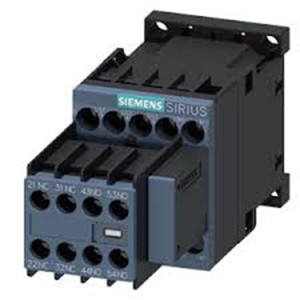 SIEMENS MAGNETIC CONDUCTOR  3RT2016-1AB01, 4KW, 9A(AC3), 3P, 1NO+0NC, 24V AC, S00
